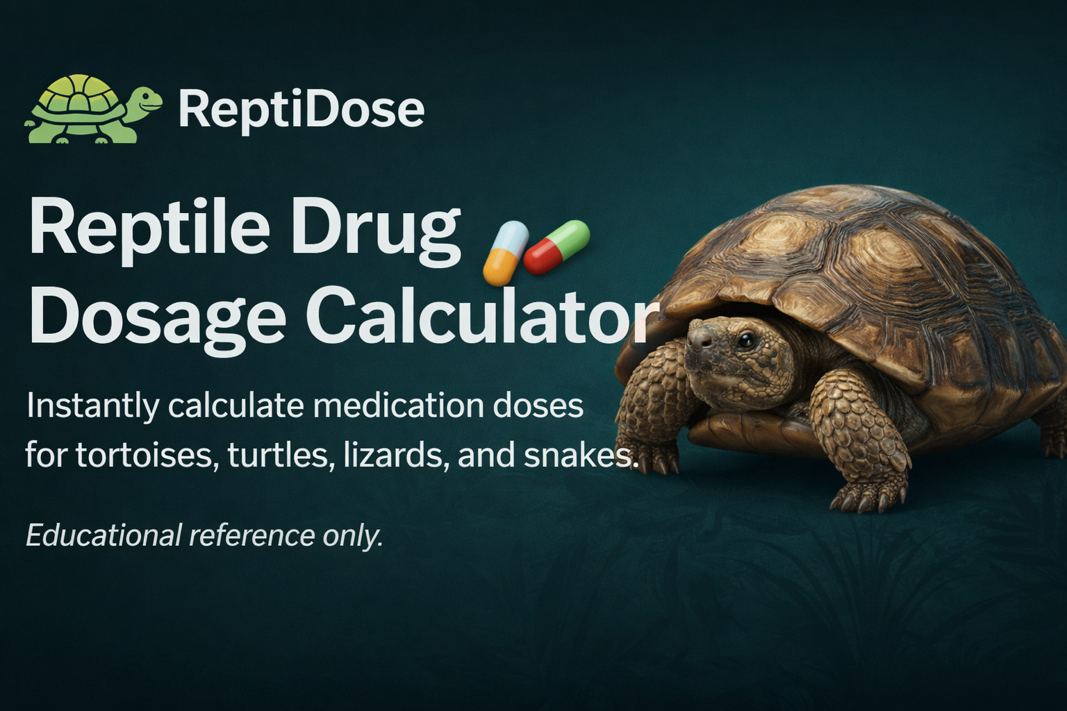 Reptile Drug Dosage Calculator